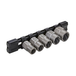 Blue Spot Tools 5PCE 3/8" Metric &SAE Spiral Bolt Extractor Set ( 11-16mm)