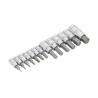 Blue Spot Tools 13PCE 1/4". 3/8", 1/2" Hex Bit Set 9 (H2-H14)