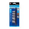 Blue Spot Tools 5pc 3/8" Spiral Bolt Extractor Set (8–19mm & 5/16–3/4) | Damaged Bolt Removal - 01615