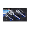 Blue Spot Tools 3pc Stubby Ratchet Set in EVA Foam | Compact Ratchet Kit 1/4", 3/8", 1/2" - 02024