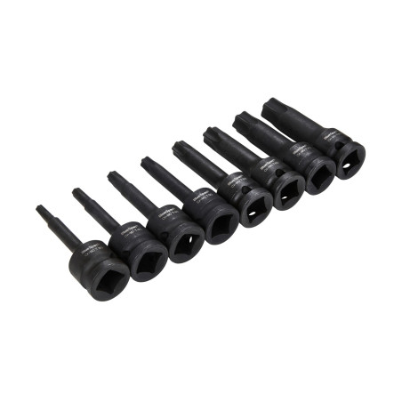 Blue Spot Tools 8pc 1/2" Impact Torx Socket Set (T30–T80) | Heavy‑Duty Impact Torx Sockets - 01506