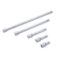 Blue Spot Tools 5pc 1/2" Extension Bar Set | Heavy‑Duty Chrome Vanadium Extensions - 02088
