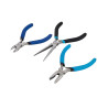 Blue Spot Tools 3pc Soft Grip Mini Plier Set | Precision Mini Pliers for Workshop Use - 08512