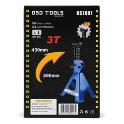 DSD Tools 3 Ton Axle Stands DS1001 | Heavy‑Duty Vehicle Support