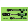 DSD 3 PC Flexi Head Ratchet Set 1/4". 3/8" & 1/2" Drives = DS1373