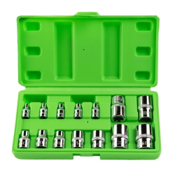 DSD 14 Pc E-star Sockets 1/4". 3/8" & 1/2" Drive - DS 1312