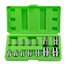 DSD Tools DS1312 14pc E‑Star Socket Set | 1/4, 3/8, 1/2 Drive