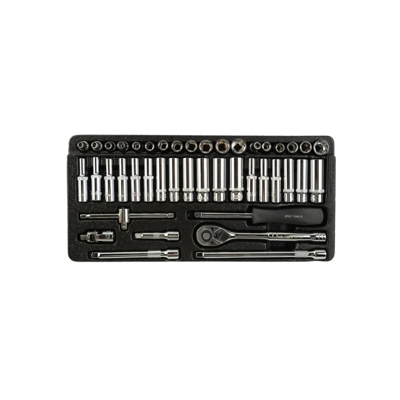 DSD Tools DS1337 43pc 1/4" Drive Metric & AF Socket Set