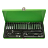 DSD Tools DS1337 43pc 1/4" Drive Metric & AF Socket Set