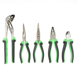 DSD Tools DS1260 5pc Pliers Set with Zip‑Up Pouch
