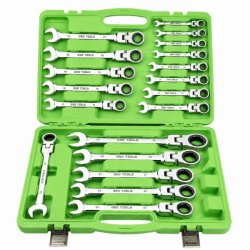 DSD Tools DS1060 22pc Flexi Gear Ratchet Combination Wrench Set