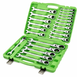DSD Tools DS1060 22pc Flexi Gear Ratchet Combination Wrench Set