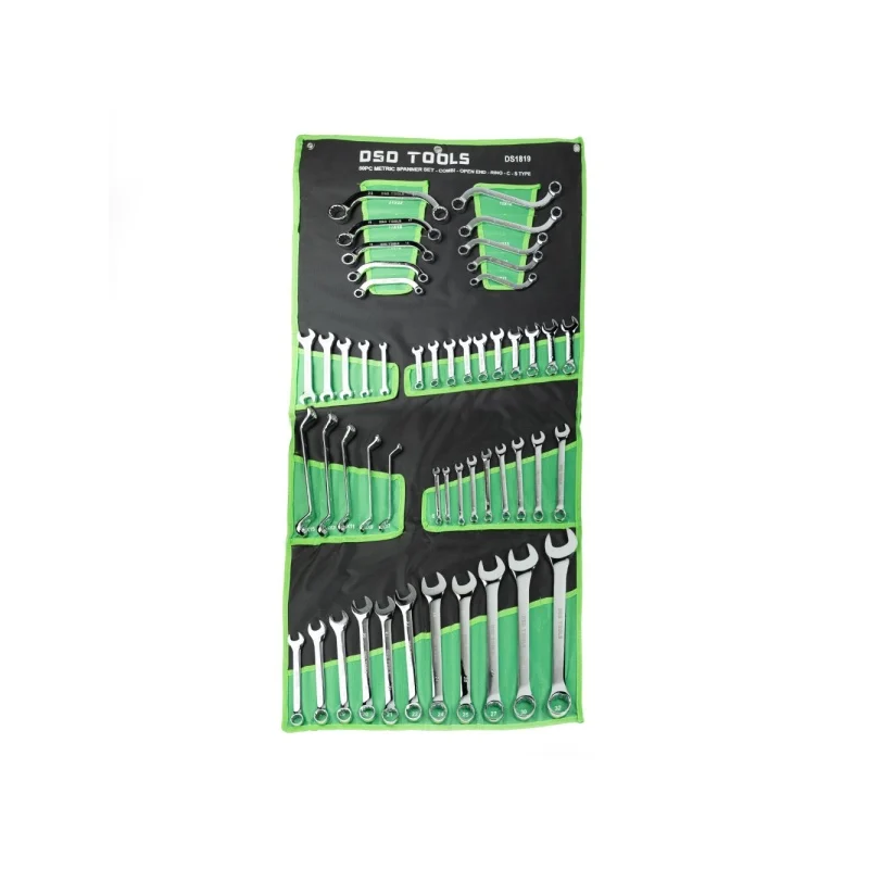 DSD Tools DS1819 50pc Metric Spanner Set – Combi, Open End & Ring