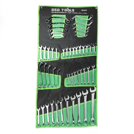 DSD Tools DS1819 50pc Metric Spanner Set – Combi, Open End & Ring