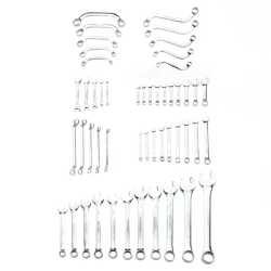 DSD Tools DS1819 50pc Metric Spanner Set – Combi, Open End & Ring