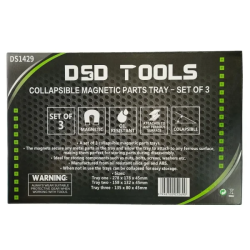DSD 1429 Collapsible Magnetic Parts Tray Set – 3pc