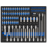 DSD Tools Full Tool Tray Set for Tool Chests | 6‑Tray Professional Kit - DS1028