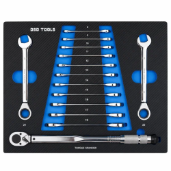 DSD Tools Full Tool Tray Set for Tool Chests | 6‑Tray Professional Kit - DS1028