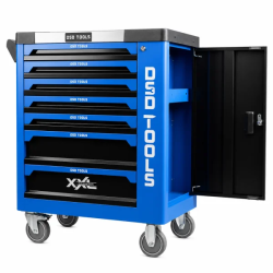 DSD Tools 7‑Drawer Roller Tool Chest Cabinet with Tools | Heavy‑Duty Storage - DS1020